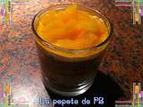 Verrine mascarpone au fruit de la passion/mangue