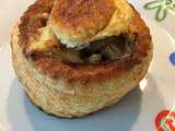 Vol au vent poulet champignons