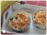 Crumble croustillant banane, coco et chocolat