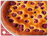 Gâteau de mandarine à la framboise