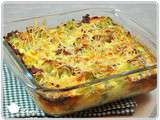 Gratin de christophine (chayotte) aux lardons