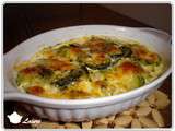 Gratin de courgettes à la mozarella