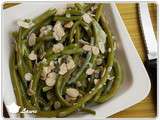 Haricots verts aux amandes