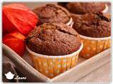 Muffins de potiron au chocolat et aux poires