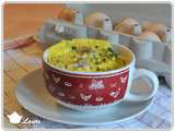 Mug egg aux champignons