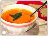 Potage aux tomates et basilic