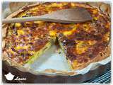 Quiche au potiron, aux poireaux et aux champignons