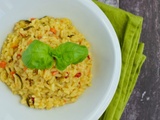 Risotto aux légumes et curcuma : la recette d’une entrée crémeuse