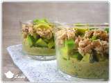 Verrine d’avocat au saumon