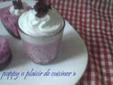 Verrine à la  mousse de  betterave