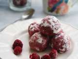 Amaretti aux biscuits roses, framboises, et rose