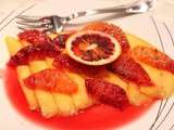 Carpaccio de mangue et orange sanguine