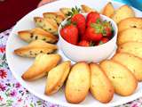 Madeleines aux pépites de chocolat