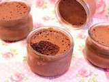 Mousse au chocolat au jus de haricots rouges (Vegan)