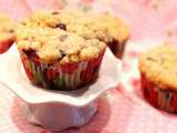 Muffins aux myrtilles façon crumb cakes