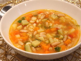 Soupe express façon minestrone