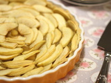 Tarte à la compote de pommes