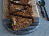 Brownies au chocolat au lait, amandes caramélisées & crème de coco