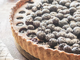 Tarte amandine aux myrtilles