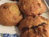 Cookies sans beurre, coeur chocolat