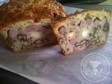 Cake aux noix et au jambon/fromage