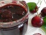 Confiture de cerises au vinaigre balsamique {allégé en sucre}