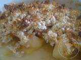 Crumble de peches