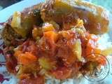 Tajine de concombres farcis