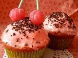 Cupcakes cerises amarena