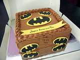 Gateau Batman ( sans pâte à sucre ou presque...)