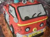 Gateau camion de pompiers