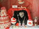 Sweet table de st Valentin