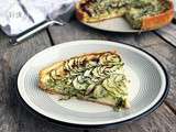 Tarte aux courgettes et fromage de chèvre