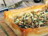 Tarte courgettes feta sur pâte filo