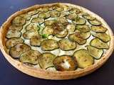 Tarte courgettes, ricotta et feta