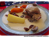 Blanquette de chapon de noël aux morilles