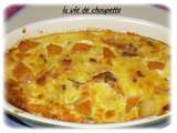 Clafoutis de potiron a la sauge et aux lardons