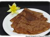 Crepes au chocolat