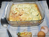 Gratin de courgettes aux lardons et comte