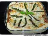 Lasagnes aux asperges vertes