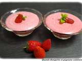 Mousse de fraises maison