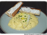 Oeufs brouilles asperges et tartines