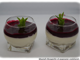 Panna cotta aux fruits rouges