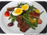 Salade de haricots verts aux herbes