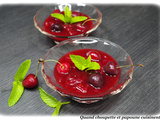 Soupe froide de cerises