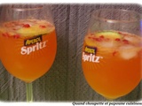 Spritz a la vodka et jus de pamplemousse