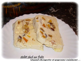 Stollen glace aux fruits confits