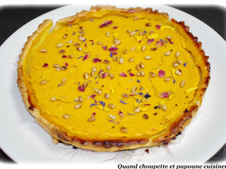 Tarte au potiron sucree