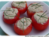 Tomates farcies a la mousse de thon