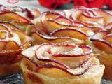 Roses feuilletées aux pommes: recette facile et rapide